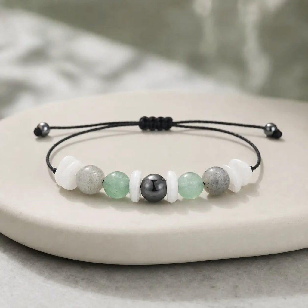 Song Yne Labradorite Moonstone Menopause Healing Bracelet