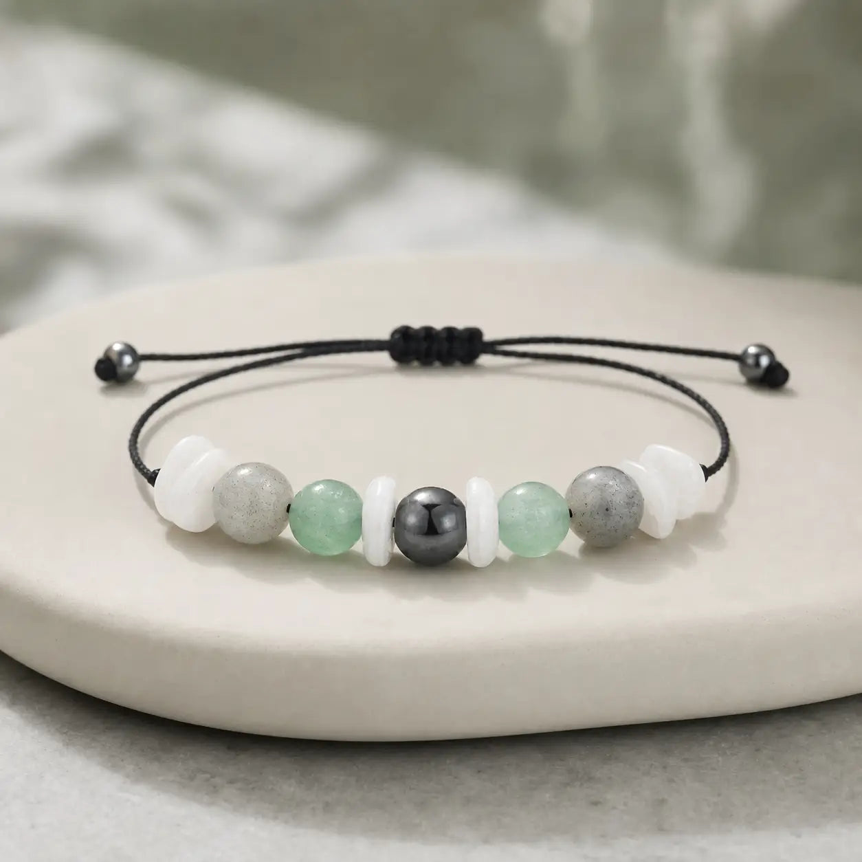 Song Yne Labradorite Moonstone Menopause Healing Bracelet