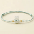 Song Yne Hetian Jade Rabbit Protection & Luck String Bracelet