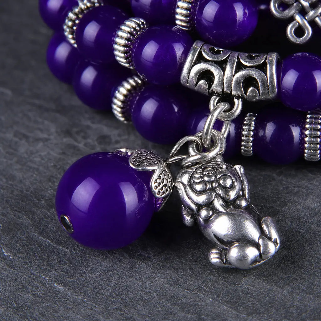 Song Yne Amethyst Pixiu Wealth & Protection Bracelet
