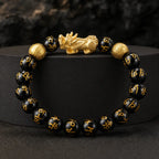 Song Yne Pixiu Obsidian Wealth & Protection Bracelet