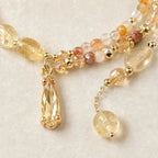 Song Yne Citrine Multi Layer Joy & Abundance Bracelet