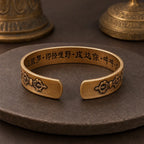 Song Yne Mahāpratisarā Mantra Healing & Protection Brass Bangle