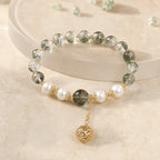 Song Yne Green Phantom Pearl Self-Acceptance & Luck Bracelet