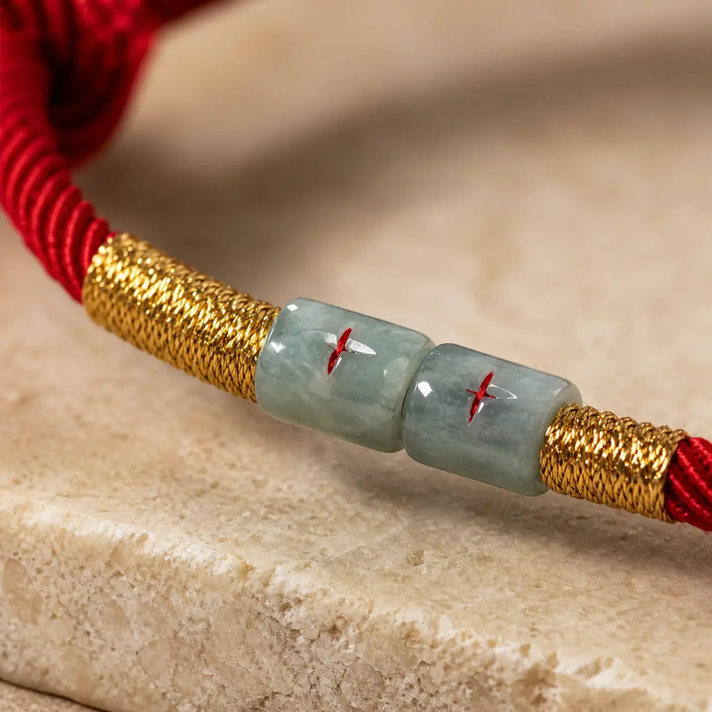 Song Yne Jade Luck & Protection String Bracelet