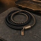Song Yne Ebony Wood Copper Grounding & Healing Multilayer Bracelet