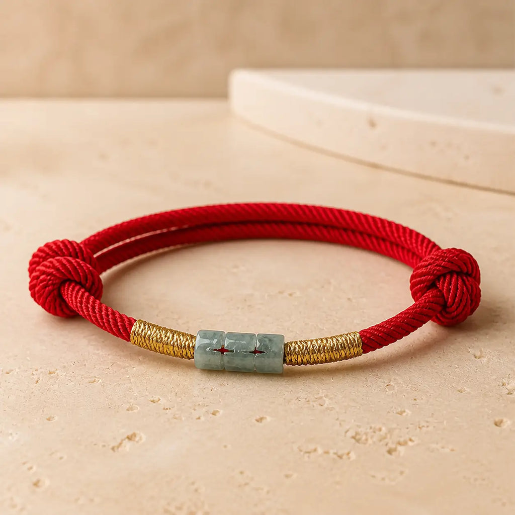 Song Yne Jade Luck & Protection String Bracelet