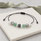 Song Yne Labradorite Moonstone Menopause Healing Bracelet