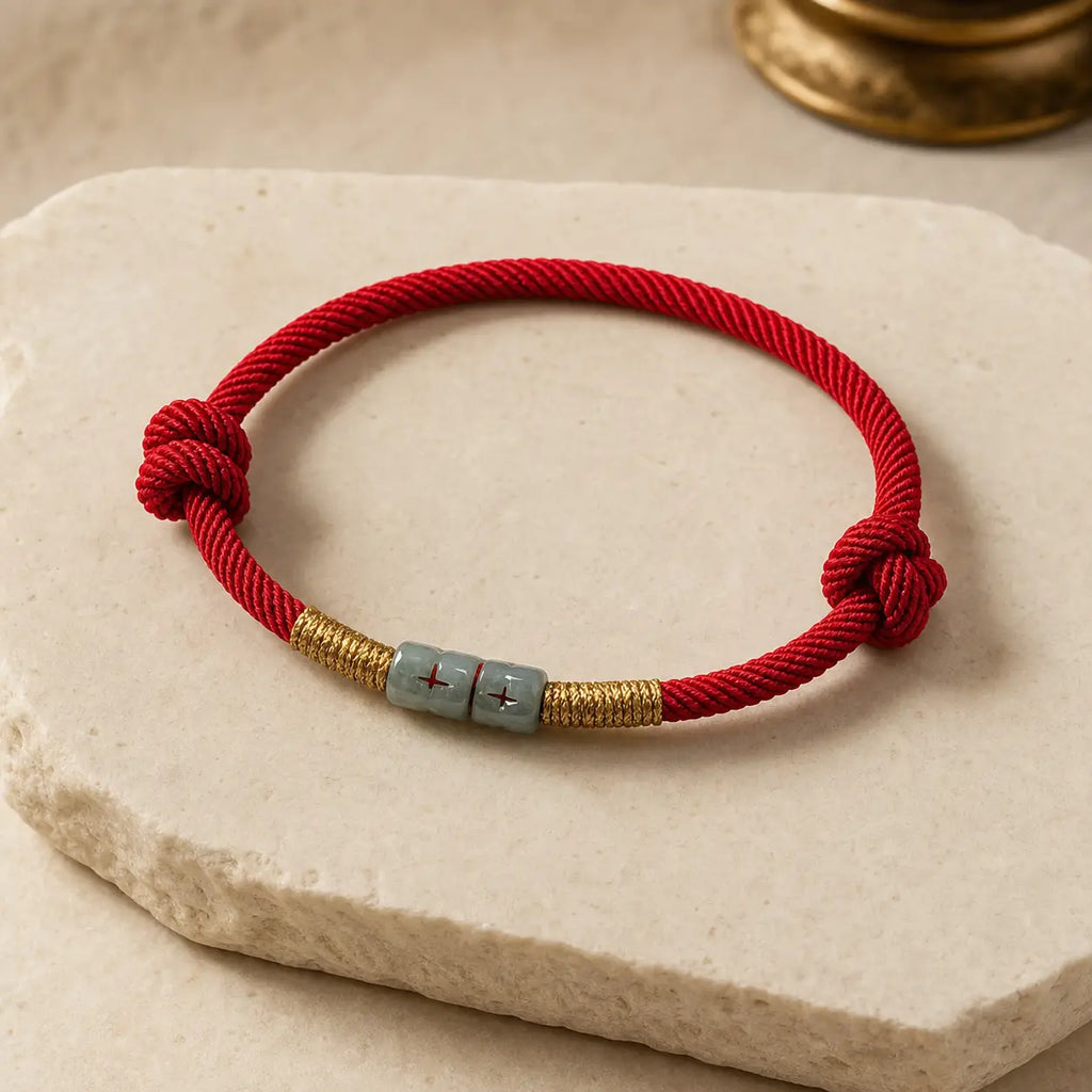 Song Yne Jade Luck & Protection String Bracelet
