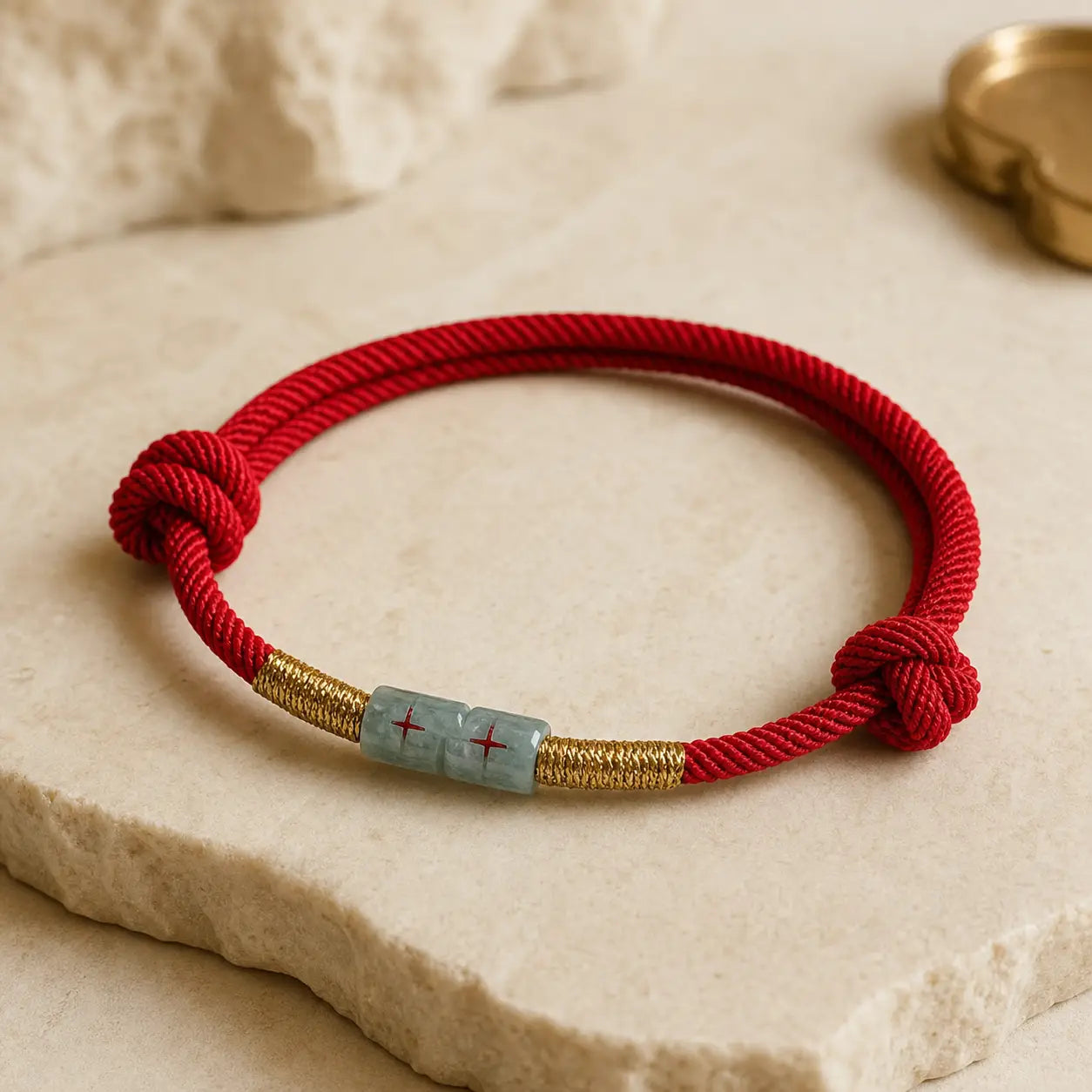 Song Yne Jade Luck & Protection String Bracelet