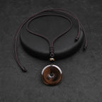 Song Yne Tibetan Obsidian Protection Necklace