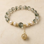 Song Yne Green Phantom Pearl Self-Acceptance & Luck Bracelet