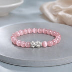 Song Yne Cat's Eye 990 Silver Pixiu Wealth & Protection Bracelet
