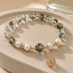 Song Yne Green Phantom Pearl Self-Acceptance & Luck Bracelet