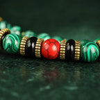 Song Yne 108 Malachite Mala Anti-Anxiety & Protection Bracelet