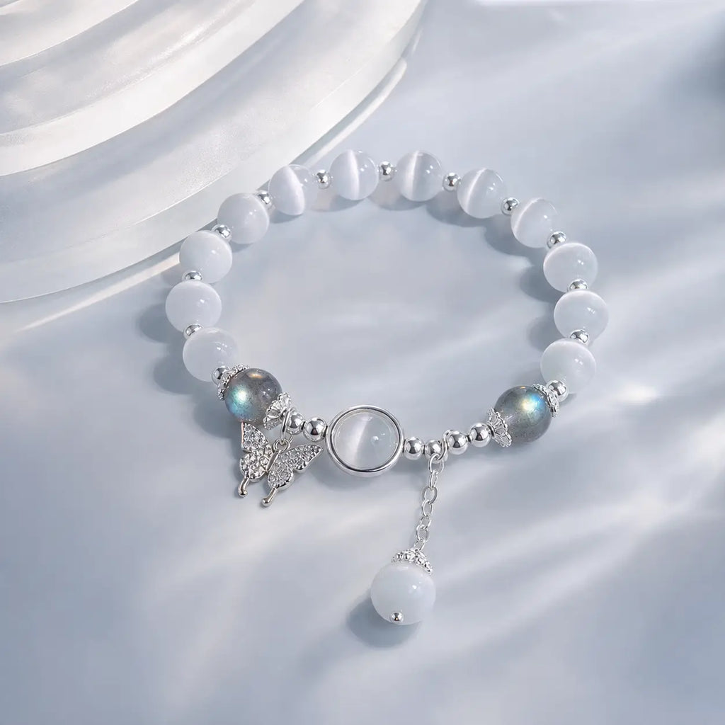 Song Yne Cat's Eye Butterfly Luck & Peace Bracelet