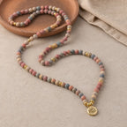 Song Yne Picasso Jasper 108 Mala Courage & Grounding Bracelet