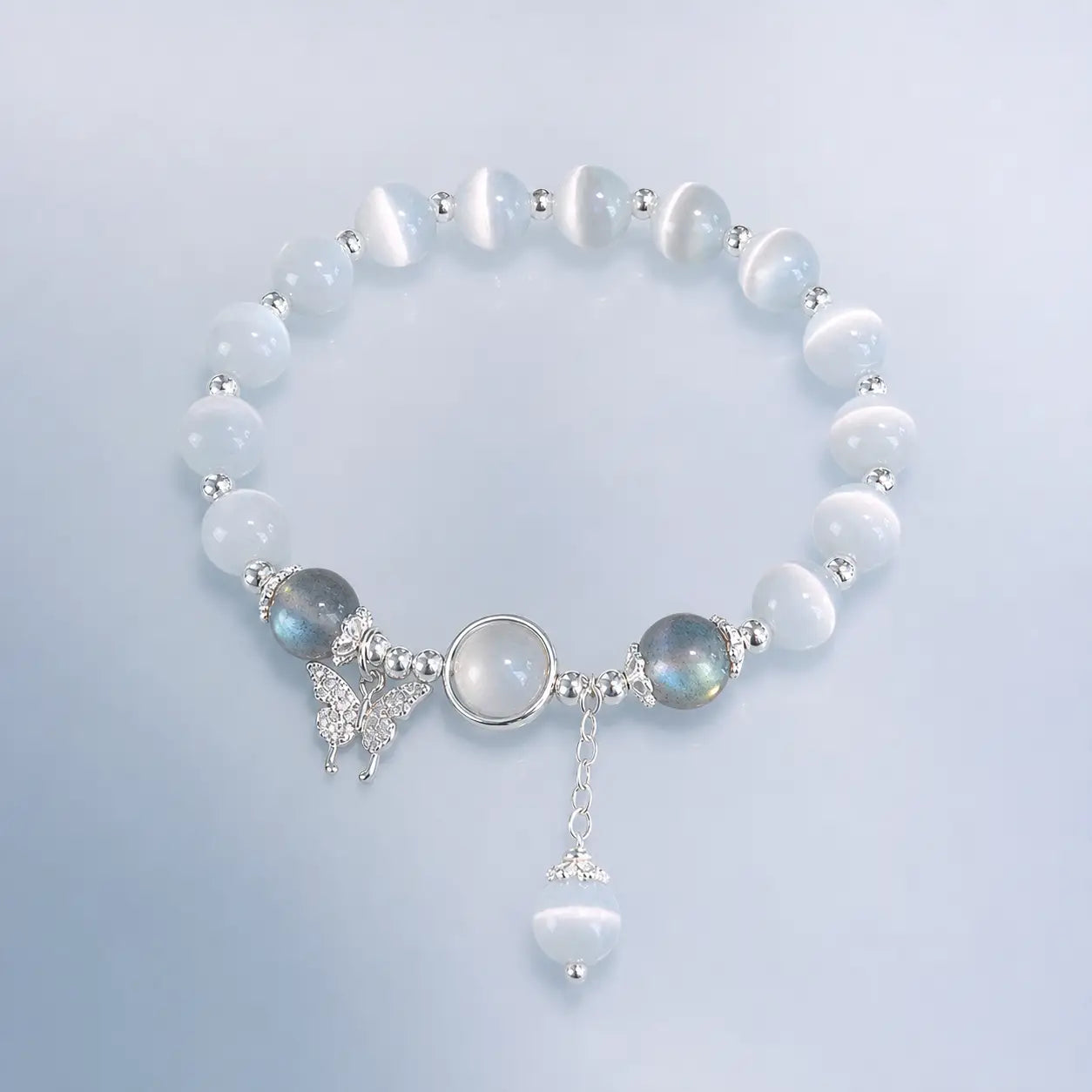 Song Yne Cat's Eye Butterfly Luck & Peace Bracelet