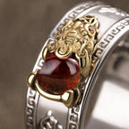 Song Yne Red Agate Pixiu Wealth Ring