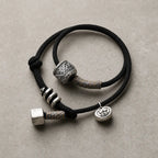 Song Yne Om Mani Padme Hum Auspicious Double Wrap Bracelet