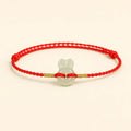 Song Yne Hetian Jade Rabbit Protection & Luck String Bracelet