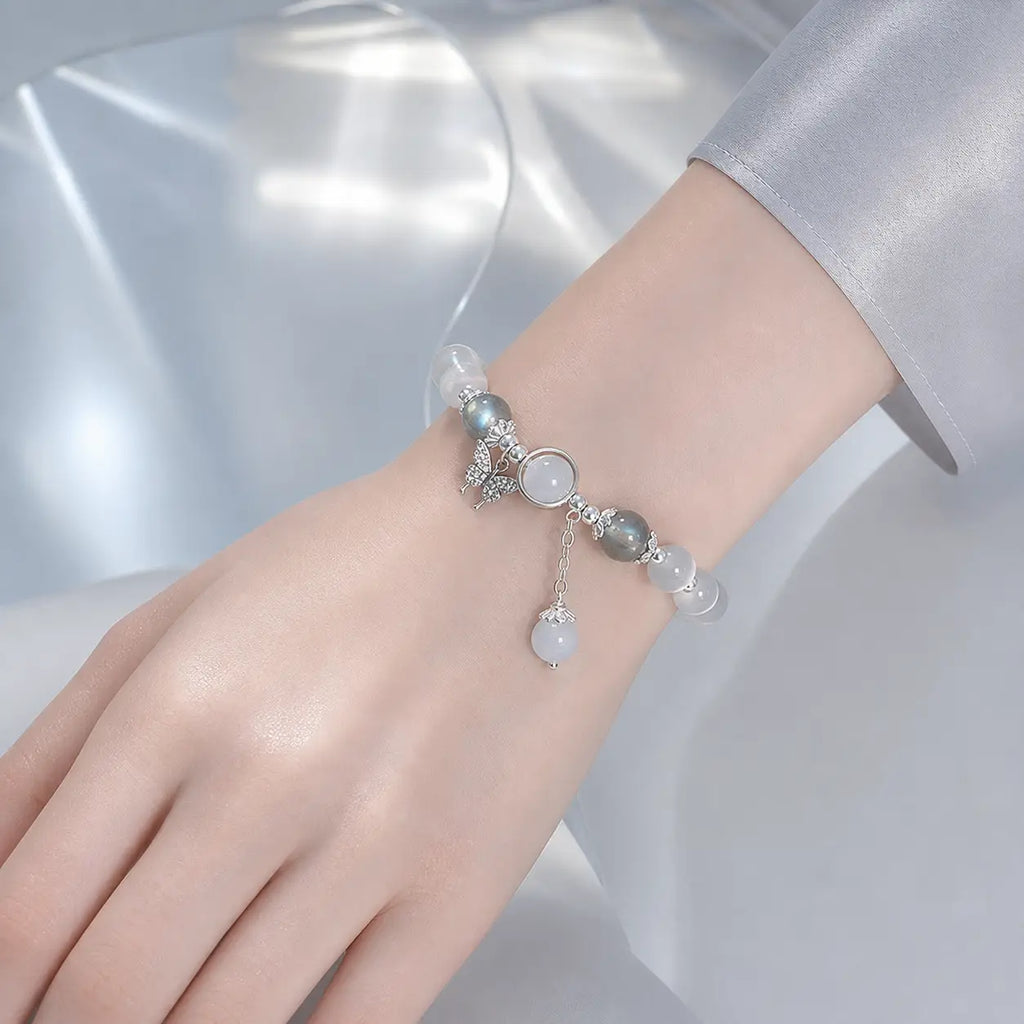 Song Yne Cat's Eye Butterfly Luck & Peace Bracelet