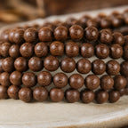 Song Yne 108 Rosewood Jade Calm & Prosperity Mala Bracelet