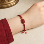 Song Yne Chinese Zodiac Natal Buddha Cinnabar Protection Bracelet