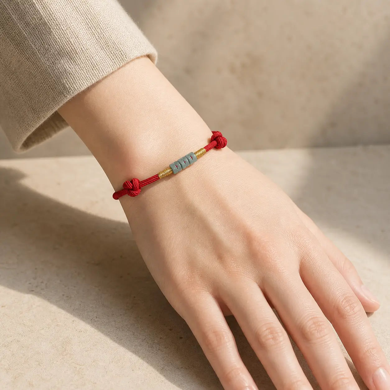 Song Yne Jade Luck & Protection String Bracelet