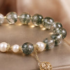 Song Yne Green Phantom Pearl Self-Acceptance & Luck Bracelet