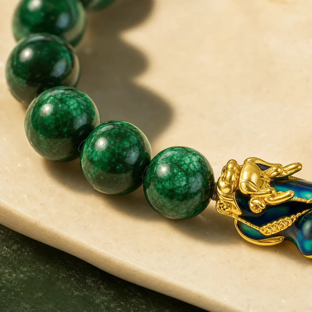Song Yne Feng Shui Pixiu Jade Wealth & Protection Bracelet