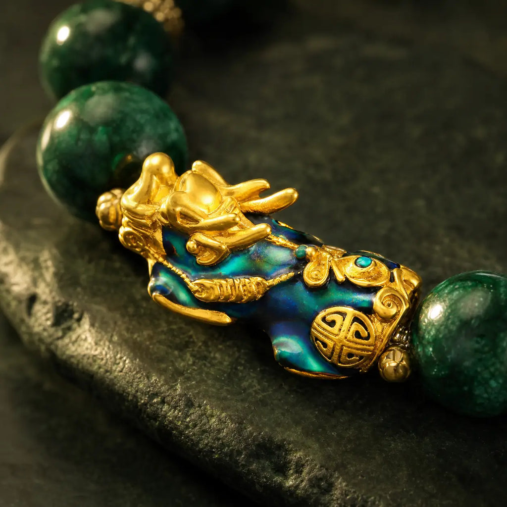 Song Yne Feng Shui Pixiu Jade Wealth & Protection Bracelet