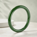 Song Yne Cyan Jade Longevity & Blessing Bangle