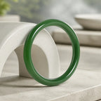 Song Yne Cyan Jade Longevity & Blessing Bangle