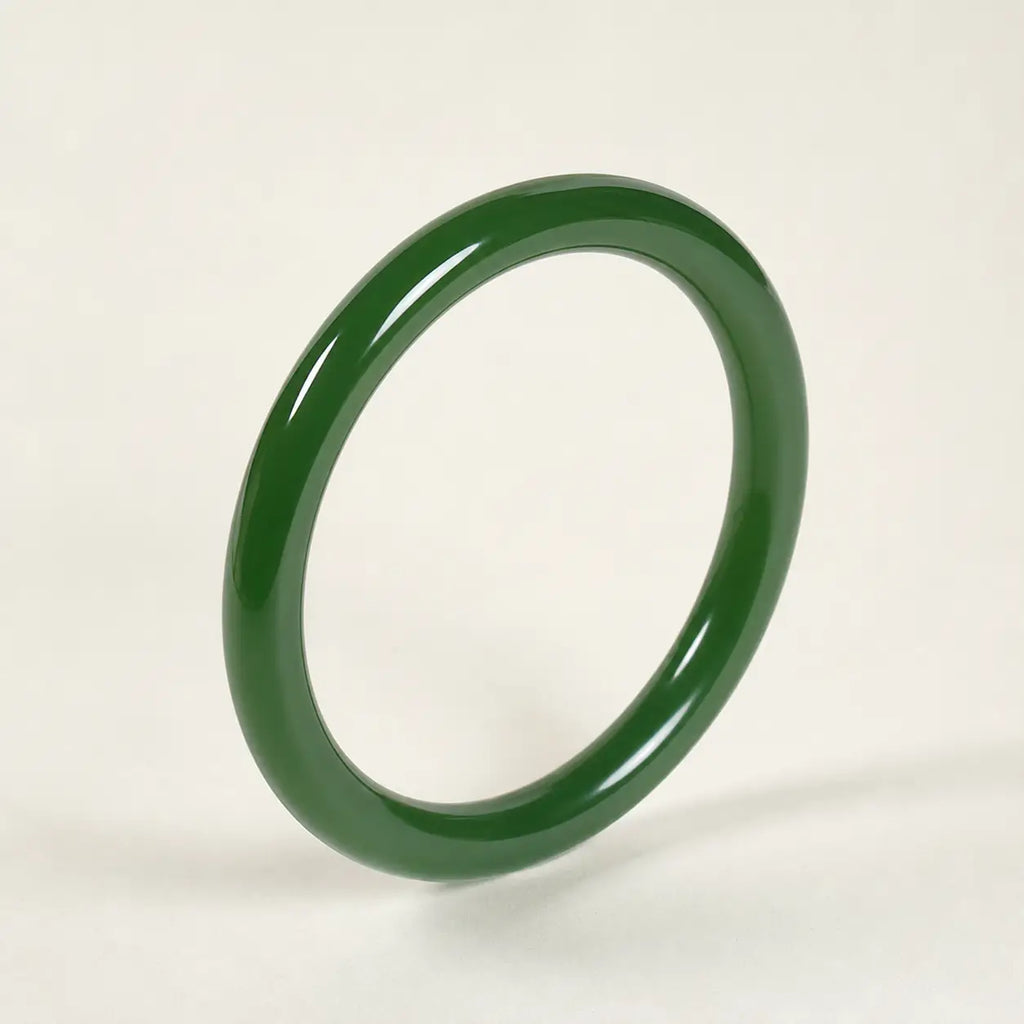 Song Yne Cyan Jade Longevity & Blessing Bangle