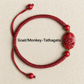 Song Yne Chinese Zodiac Natal Buddha Cinnabar Protection Bracelet