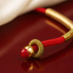 Song Yne Tibetan Om Mani Padme Hum Lucky Red String Bracelet