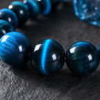 Song Yne Blue Tiger Eye Protection & Calm Bracelet