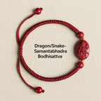 Song Yne Chinese Zodiac Natal Buddha Cinnabar Protection Bracelet