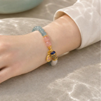Song Yne Jade Yanyuan Agate Koi Luck & Prosperity Bracelet