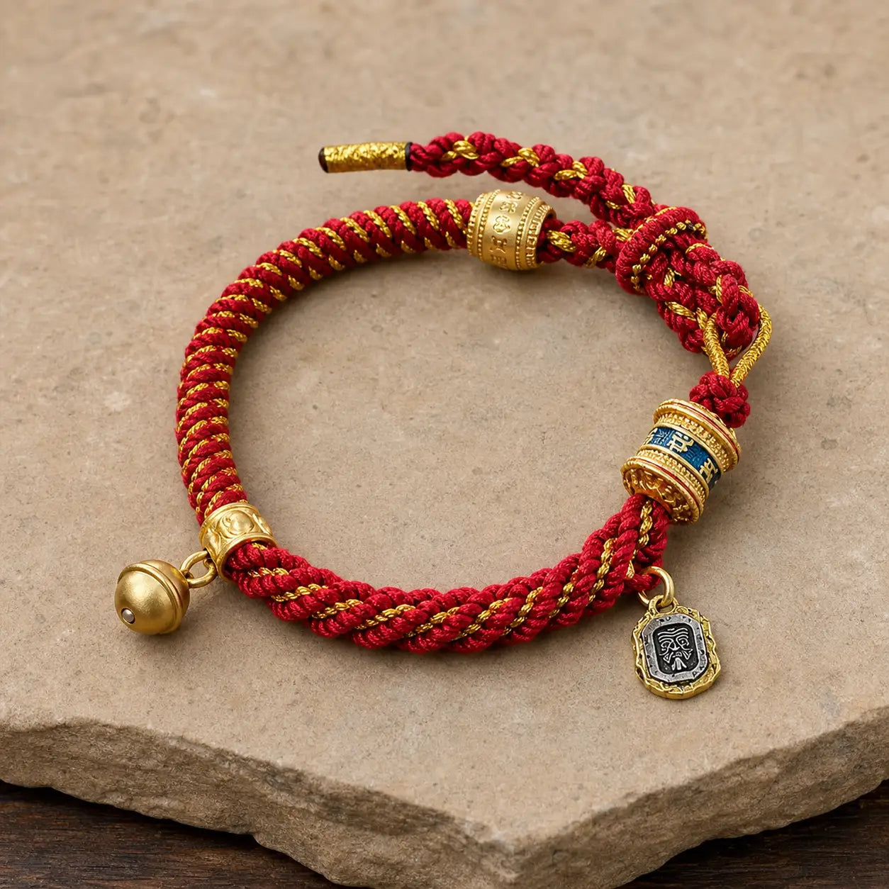 Song Yne Zakiram Om Mani Padme Hum Wealth Protection Bracelet
