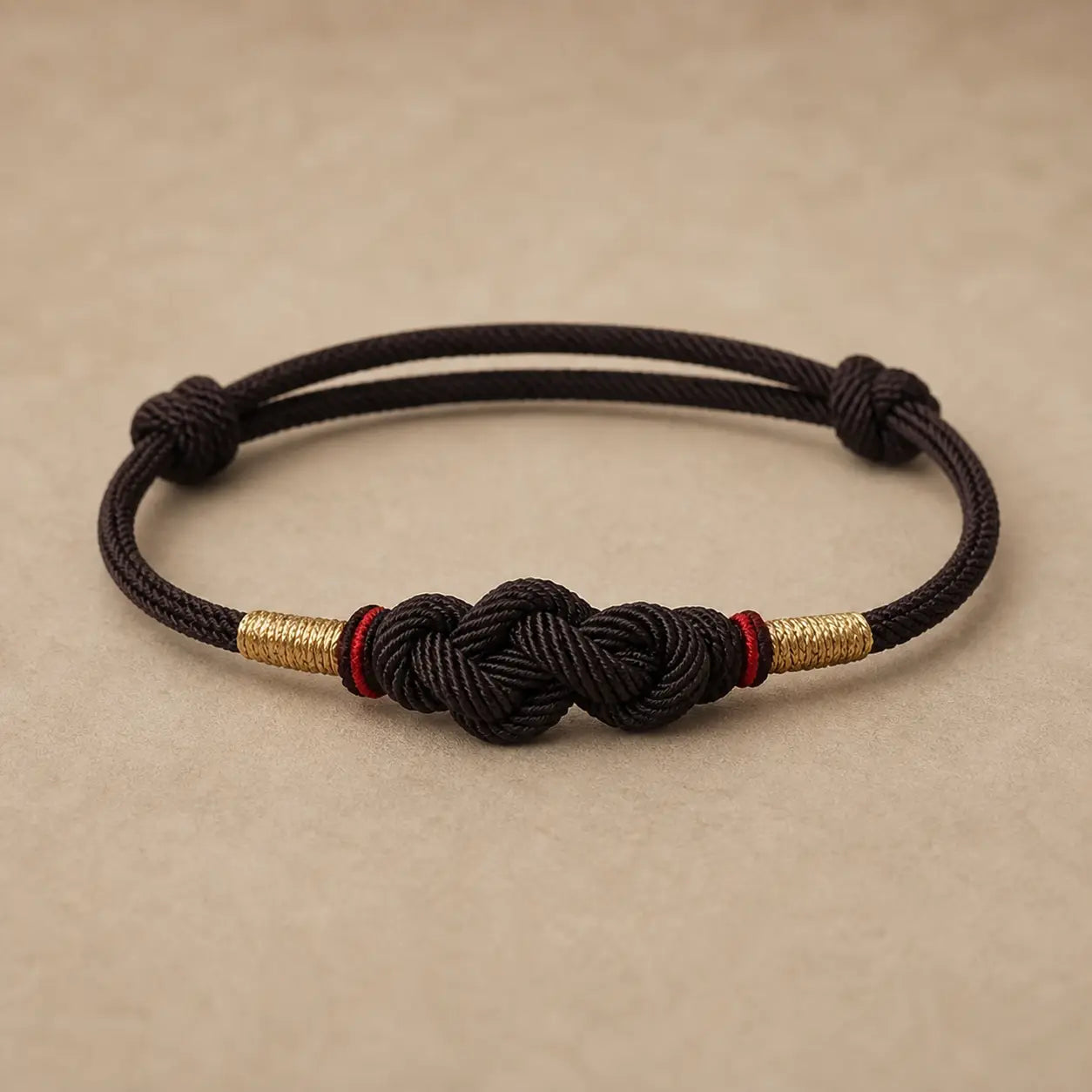 Song Yne Jade Fortune Knot Red String Couple Bracelet
