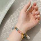 Song Yne Jade Yanyuan Agate Koi Luck & Prosperity Bracelet