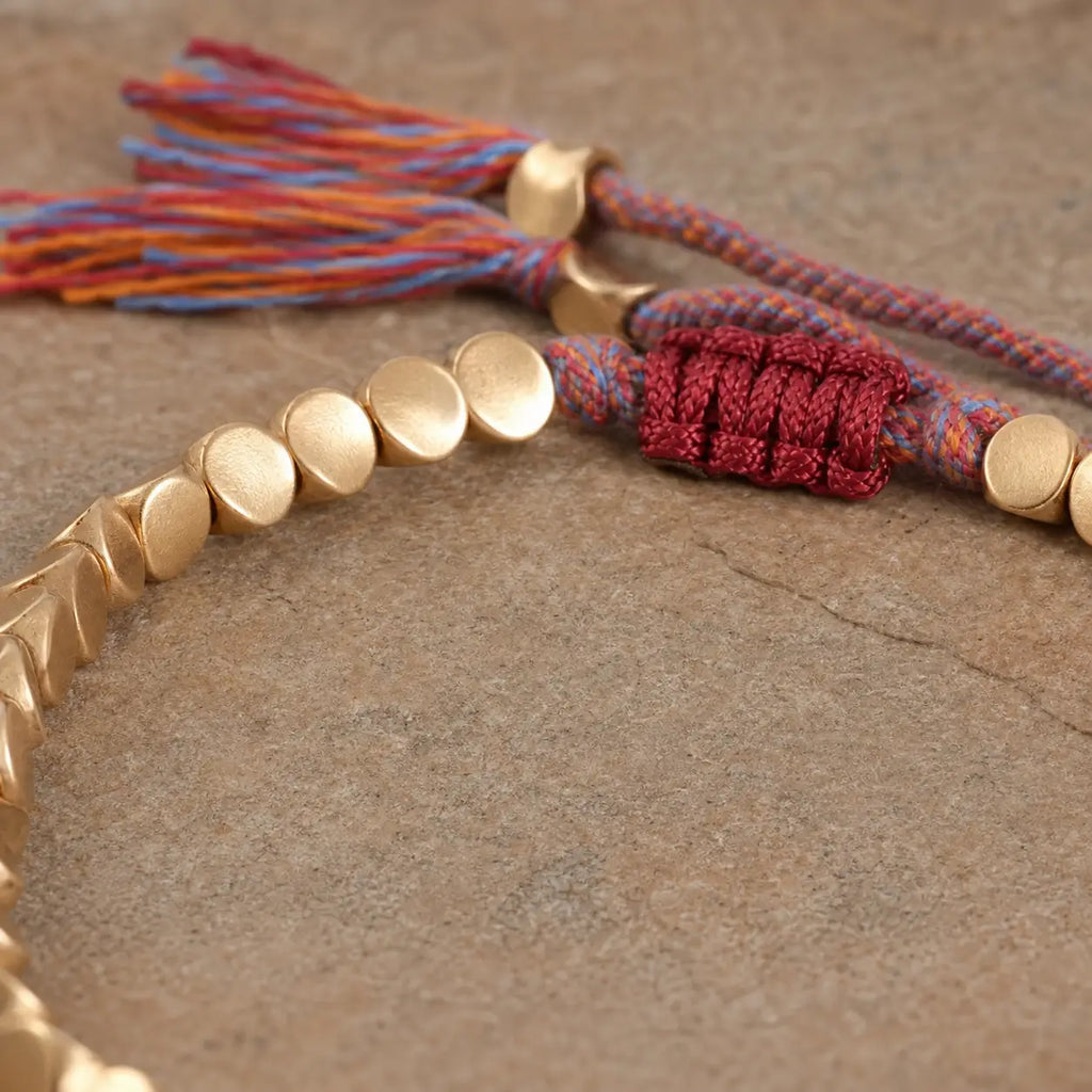 Song Yne Tibetan Copper Bead Luck & Healing Bracelet