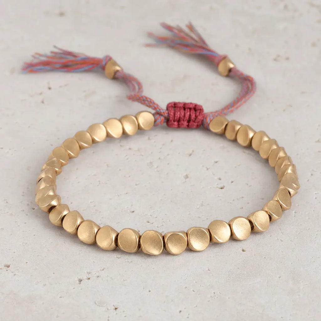 Song Yne Tibetan Copper Bead Luck & Healing Bracelet