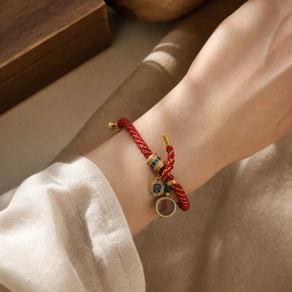 Song Yne Zakiram Om Mani Padme Hum Wealth Protection Bracelet