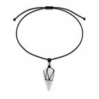 Song Yne Natural Stone Pointed Energy Pendant Necklace