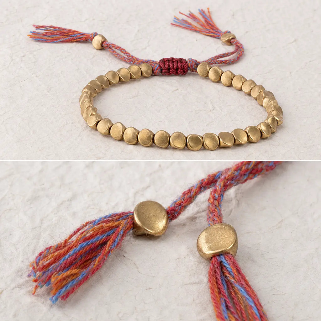 Song Yne Tibetan Copper Bead Luck & Healing Bracelet