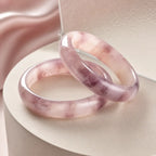 Song Yne Purple Jade Happiness & Protection Bangle