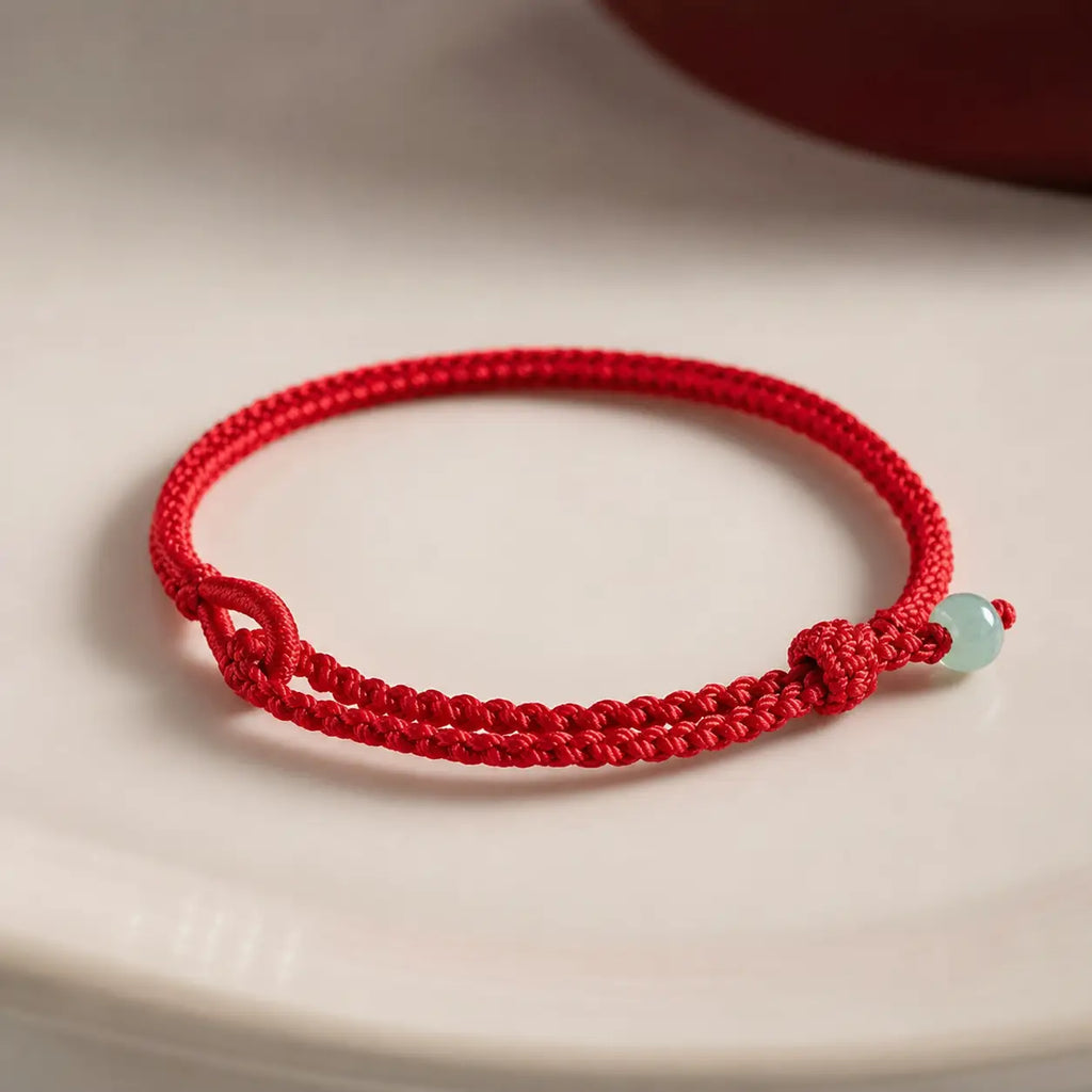 Song Yne Red String Jade Protection & Connection Bracelet
